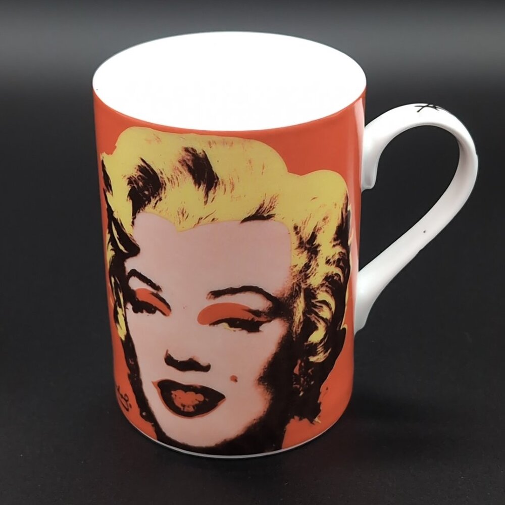 Marilyn Monroe Andy Warhol Mug | 1997 Block Retro Pop Art | Rare Vintage